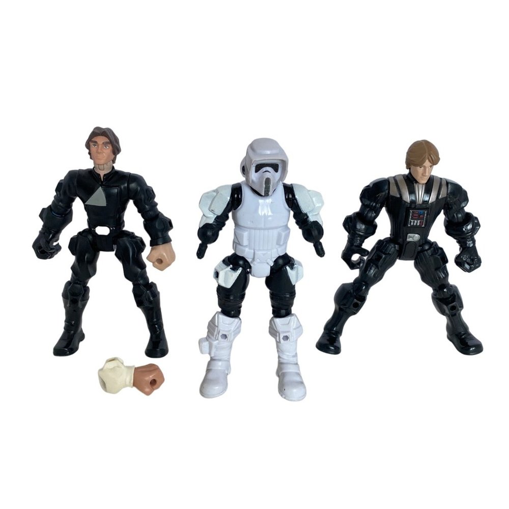 Hasbro Star Wars Super Hero Mashers Return Of The Jedi 3 Action Figures